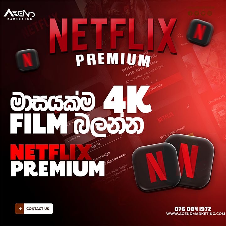 Netflix Premium – 1 Month