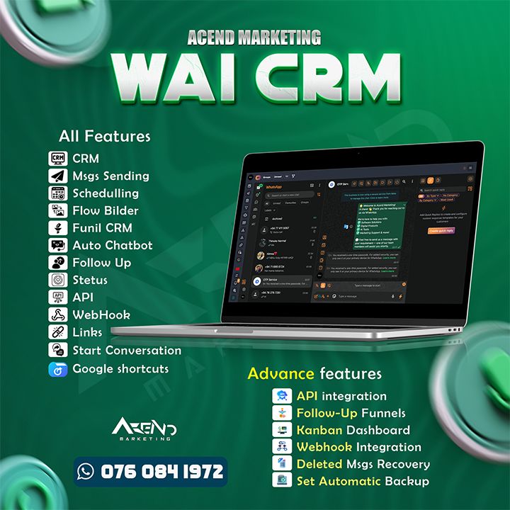 WAI Whatsapp CRM (1 Year)