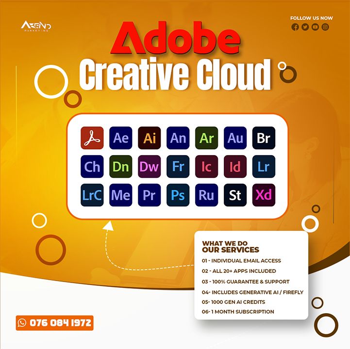 🚀 Adobe Creative Cloud Pro(1 Month)