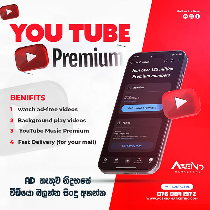 YOUTUBE Premium (1 Month)