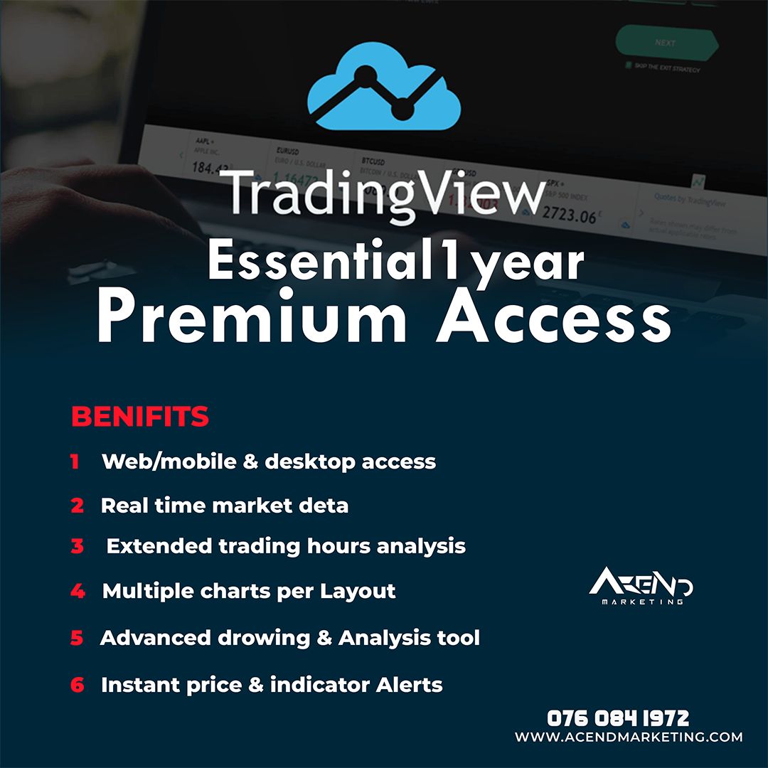 📊 TradingView Essential – (1 Year)